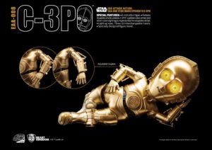 C-3PO FIGURINE ARTICULÉE EGG ATTACK - STAR WARS ÉPISODE V - BEAST KINGDOM TOYS - 15 CM - 4712896100769 - 4 - kingdom-figurine.fr