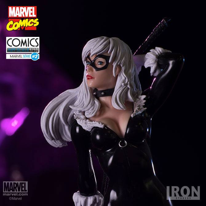 BLACK CAT STATUETTE RÉSINE - 1-10 - MARVEL - IRON STUDIOS - 18 CM – (6) - 742832353632 – kingdom-figurine.fr BLACK CAT STATUETTE RÉSINE - 1-10 - MARVEL - IRON STUDIOS - 18 CM – (6) - 742832353632 – kingdom-figurine.fr