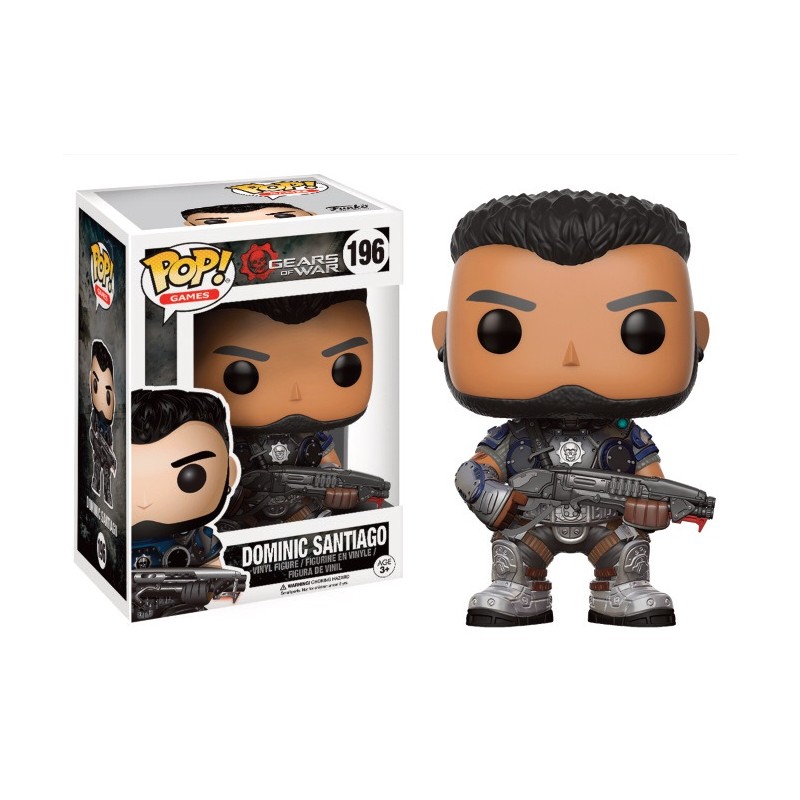 DOMINIC SANTIAGO FIGURINE - GEARS OF WAR - FUNKO - POP GAMES 196 – 889698121897 – kingdom-figurine.fr DOMINIC SANTIAGO FIGURINE - GEARS OF WAR - FUNKO - POP GAMES 196 – 889698121897 – kingdom-figurine.fr