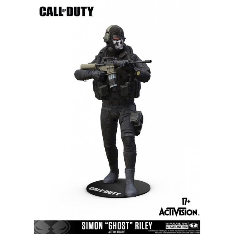 SIMON (GHOST) RILEY FIGURINE - CALL OF DUTY - Mc FARLANE TOYS - 18 CM – 787926104011 – kingdom-figurine.fr SIMON (GHOST) RILEY FIGURINE - CALL OF DUTY - Mc FARLANE TOYS - 18 CM – 787926104011 – kingdom-figurine.fr