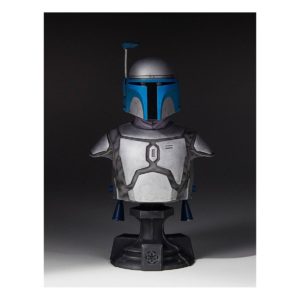 JANGO FETT BUSTE 1-6 STAR WARS GENTLE GIANT 19 CM (1) 814176022045 kingdom-figurine.fr