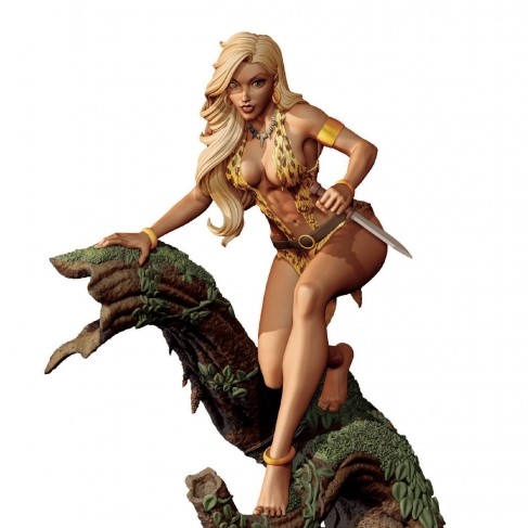 SHEENA QUEEN OF THE JUNGLE BY J. SCOTT CAMPBELL STATUETTE WOMEN OF DYNAMITE 25 CM (1) 725130281500 kingdom-figurine.fr SHEENA QUEEN OF THE JUNGLE BY J. SCOTT CAMPBELL STATUETTE WOMEN OF DYNAMITE 25 CM (1) 725130281500 kingdom-figurine.fr