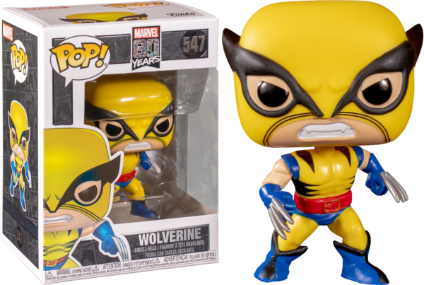 Funko Pop! Marvel 80th First Appearance Wolverine - Figurine Vinyle Collection Officielle
