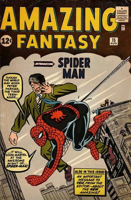 Spider-Man : première apparition dans Amazing Fantasy