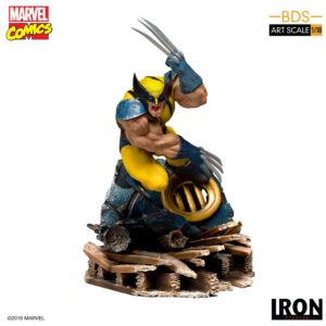WOLVERINE STATUETTE 1-10 MARVEL COMICS BDS ART SCALE IRON STUDIOS 22 CM 606529900175 kingdom-figurine.fr