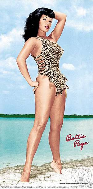 Bettie en maillot de bain