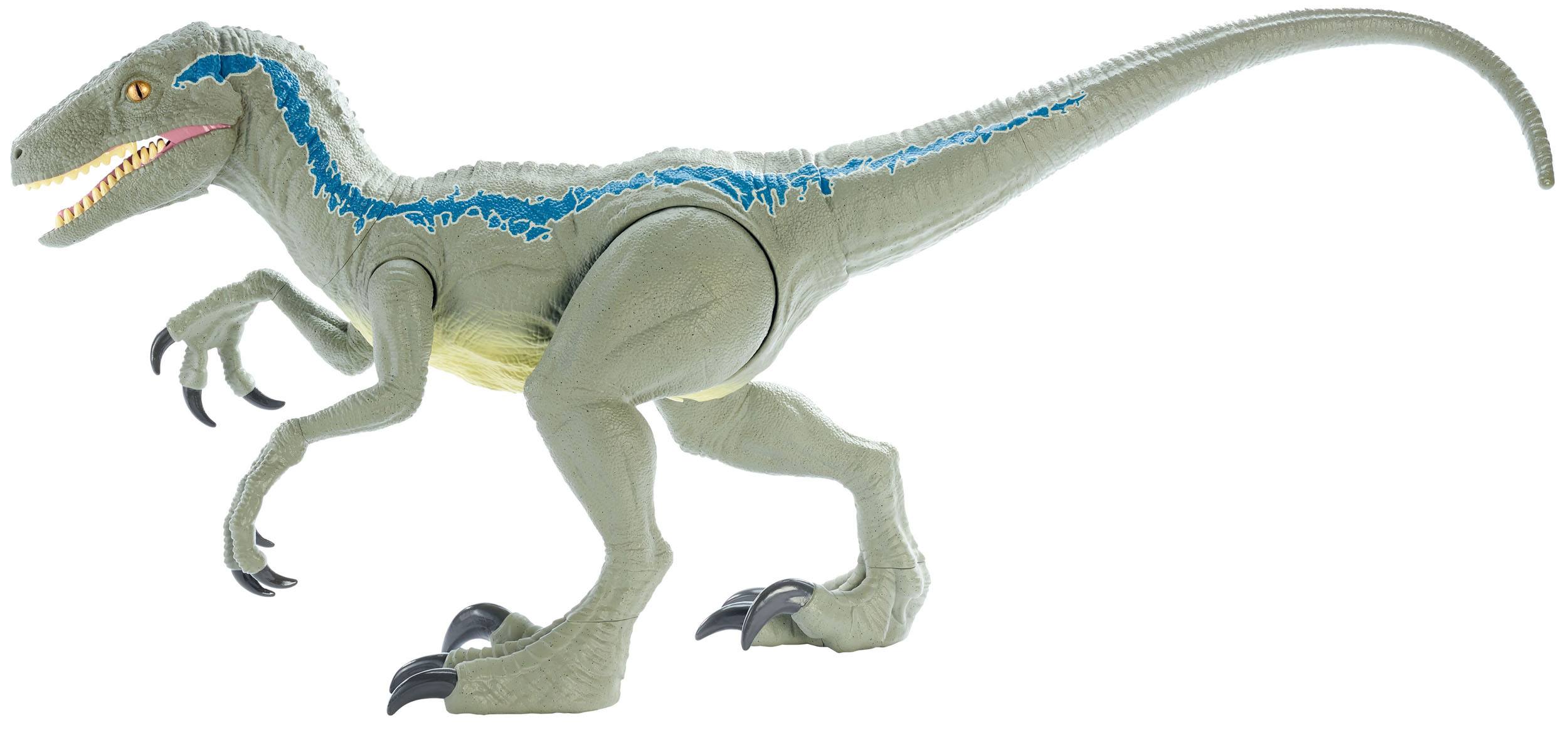 VELOCIRAPTOR BLUE FIGURINE JURASSIC WORLD SUPER COLOSSAL DINO RIVALS MATTEL 45 CM 887961734737 kingdom-figurine.fr (4) VELOCIRAPTOR BLUE FIGURINE JURASSIC WORLD SUPER COLOSSAL DINO RIVALS MATTEL 45 CM 887961734737 kingdom-figurine.fr (4)