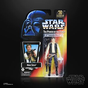 HAN SOLO EXCLUSIVE FIGURINE STAR WARS THE POWER OF THE FORCE BLACK SERIES HASBRO 15 CM 5010993899708 kingdom-figurine.fr