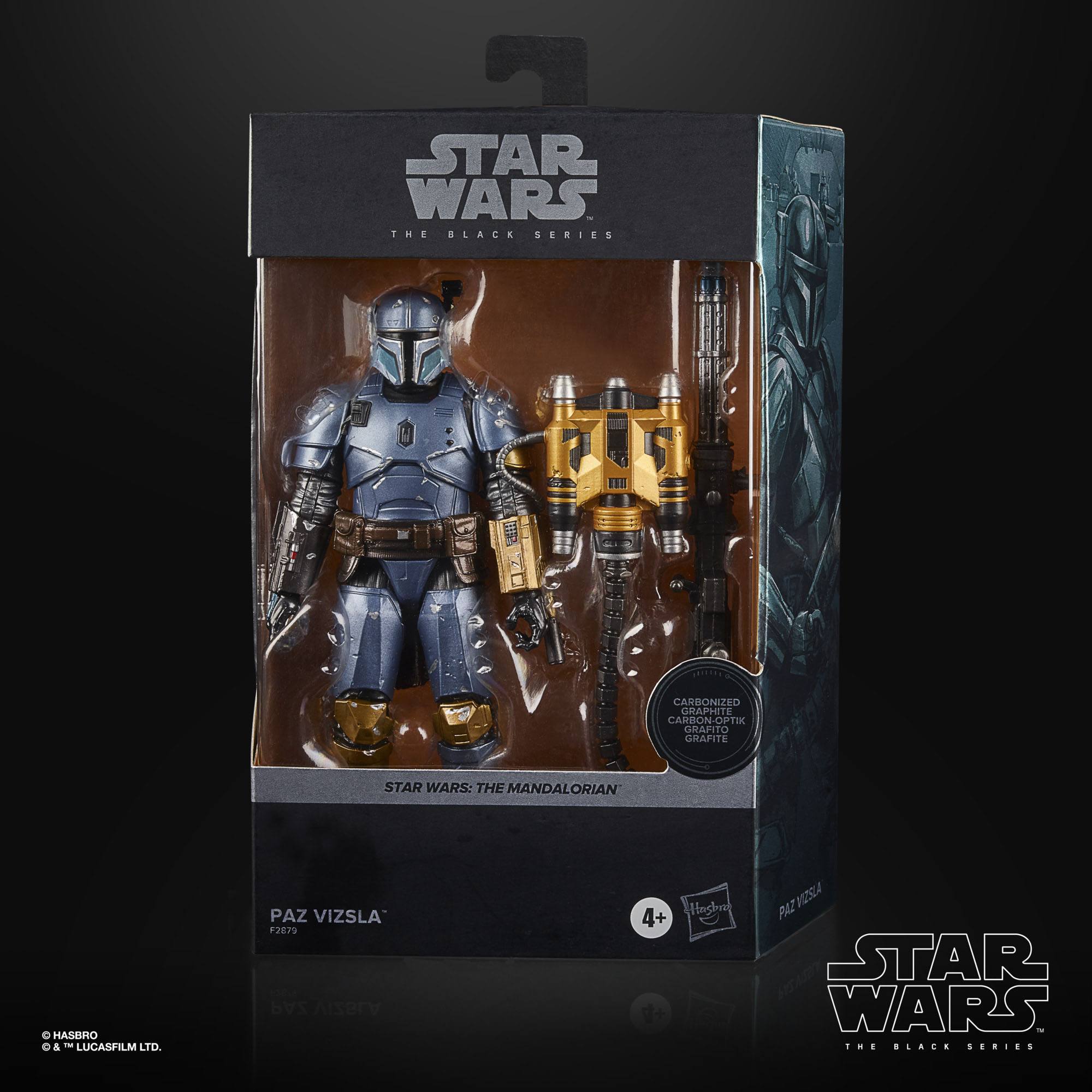 PAZ VIZSLA FIGURINE STAR WARS THE MANDALORIAN BLACK SERIES CARBONIZED HASBRO 15 CM 5010993899753 kingdom-figurine PAZ VIZSLA FIGURINE STAR WARS THE MANDALORIAN BLACK SERIES CARBONIZED HASBRO 15 CM 5010993899753 kingdom-figurine