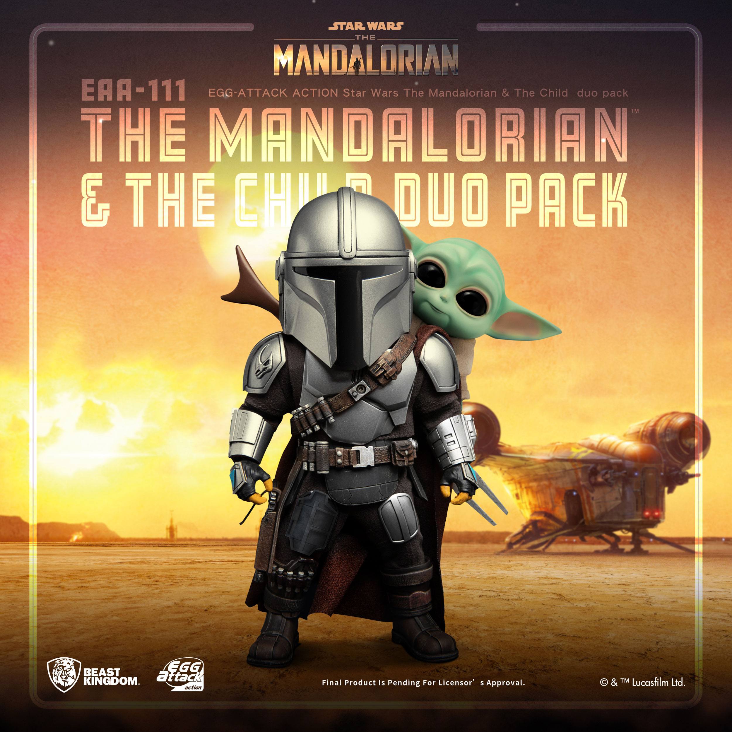 The Mandalorian & The Child pack 2 figurines Star Wars The Mandalorian Egg Attack Beast Kingdom 4711061145772 kingdom-figurine (1) The Mandalorian & The Child pack 2 figurines Star Wars The Mandalorian Egg Attack Beast Kingdom 4711061145772 kingdom-figurine (1)