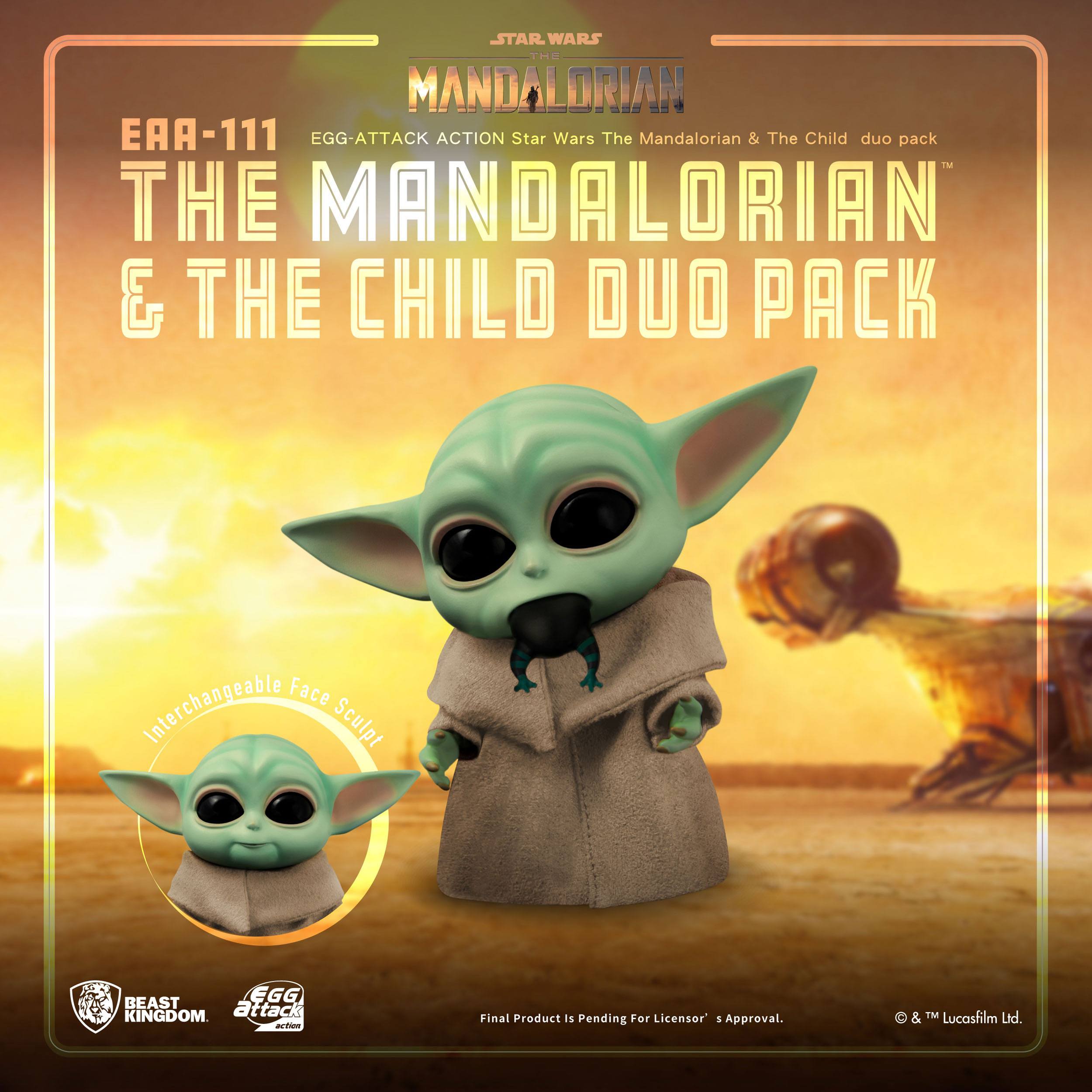 The Mandalorian & The Child pack 2 figurines Star Wars The Mandalorian Egg Attack Beast Kingdom 4711061145772 kingdom-figurine (10) The Mandalorian & The Child pack 2 figurines Star Wars The Mandalorian Egg Attack Beast Kingdom 4711061145772 kingdom-figurine (10)