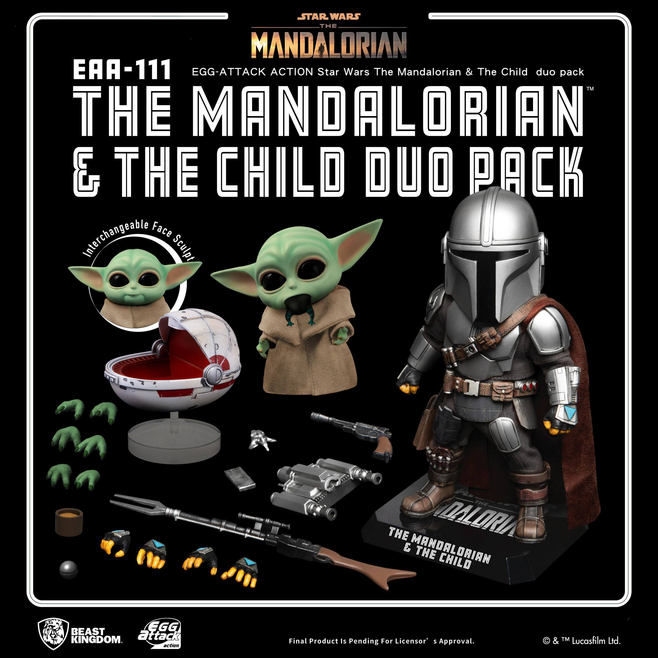 The Mandalorian & The Child pack 2 figurines Star Wars The Mandalorian Egg Attack Beast Kingdom 4711061145772 kingdom-figurine (13) The Mandalorian & The Child pack 2 figurines Star Wars The Mandalorian Egg Attack Beast Kingdom 4711061145772 kingdom-figurine (13)