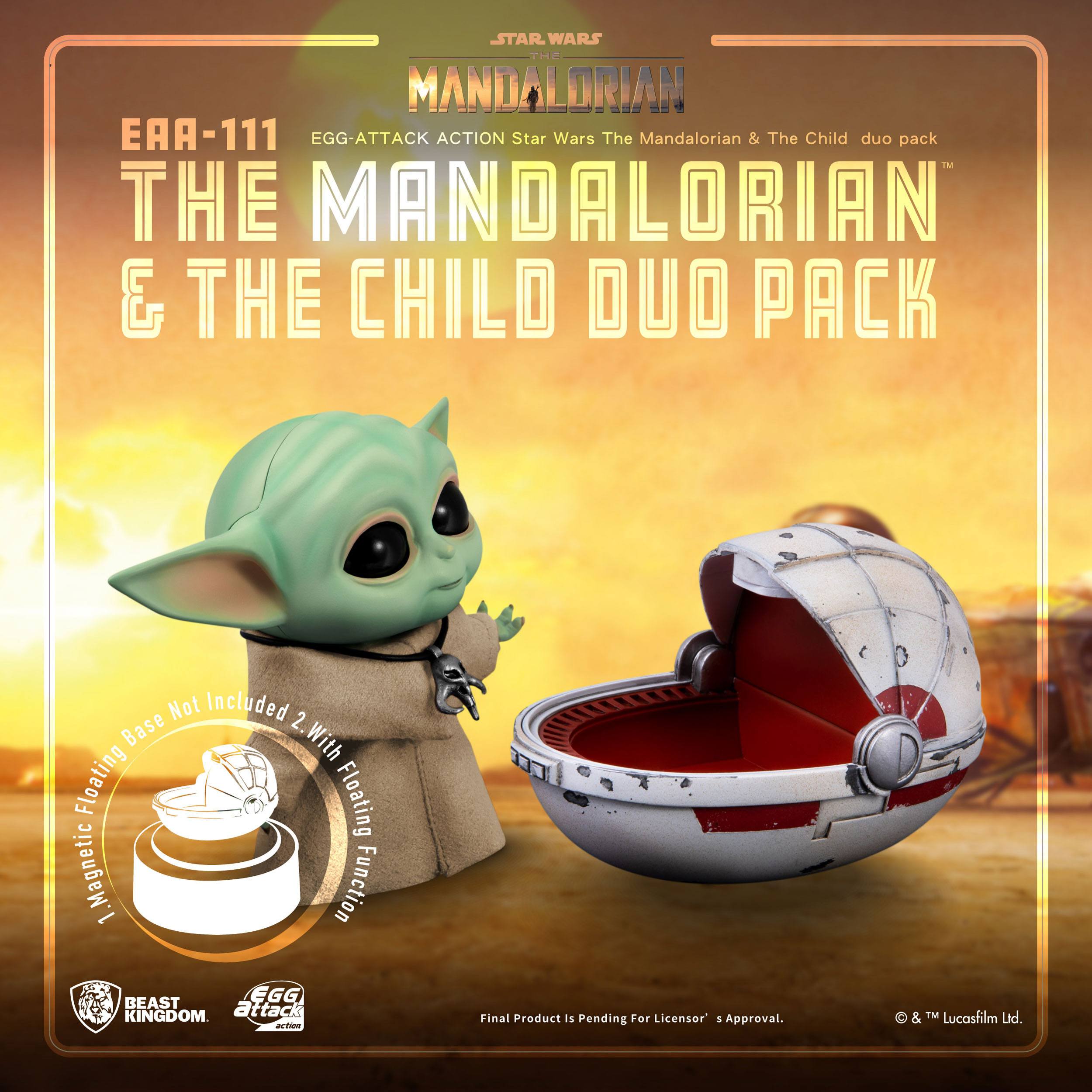 The Mandalorian & The Child pack 2 figurines Star Wars The Mandalorian Egg Attack Beast Kingdom 4711061145772 kingdom-figurine (7) The Mandalorian & The Child pack 2 figurines Star Wars The Mandalorian Egg Attack Beast Kingdom 4711061145772 kingdom-figurine (7)