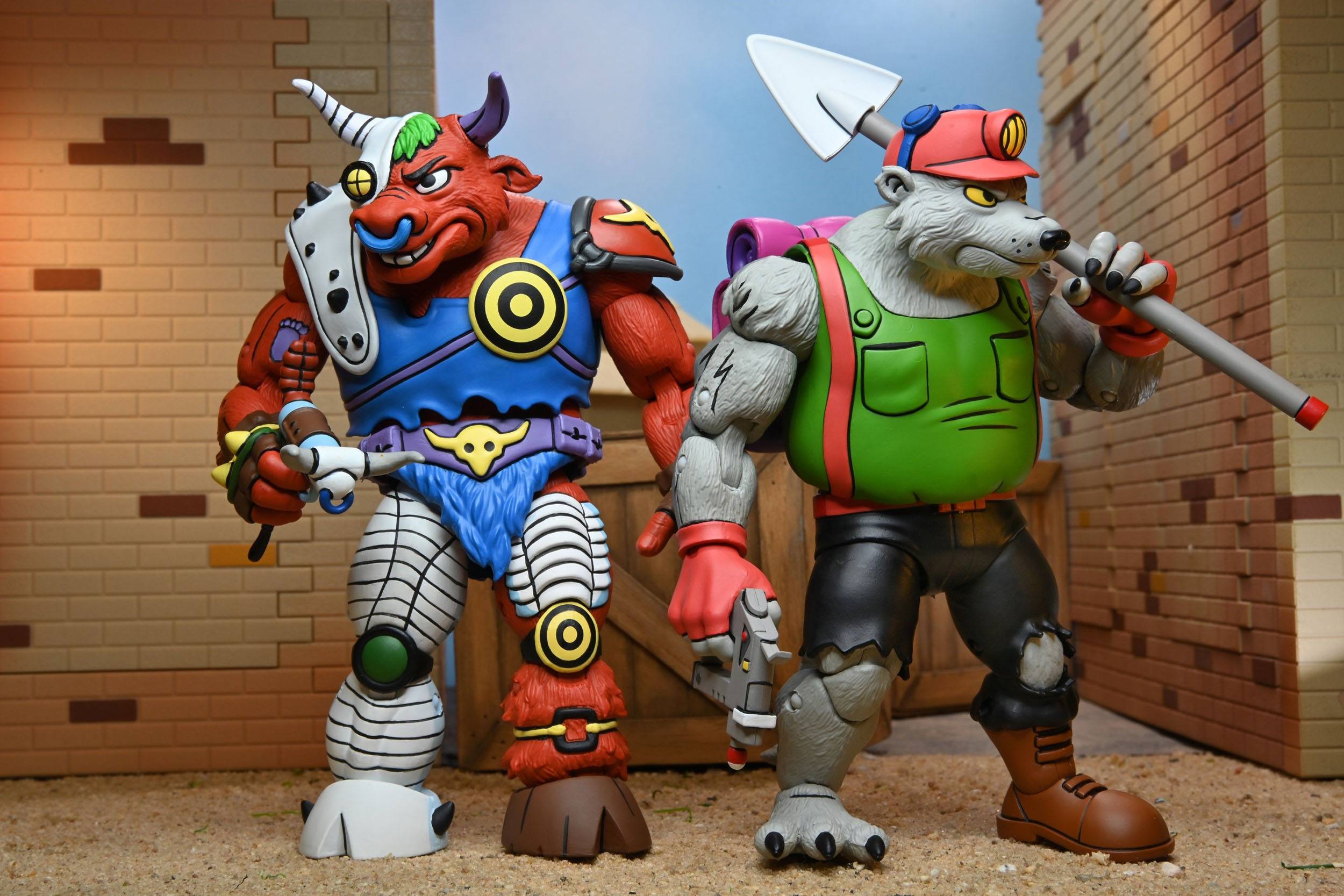 Dirtbag & Groundchuck pack 2 figurines Les tortues ninja 1987 Neca 18 cm 634482541999 kingdom-figurine (6) Dirtbag & Groundchuck pack 2 figurines Les tortues ninja 1987 Neca 18 cm 634482541999 kingdom-figurine (6)