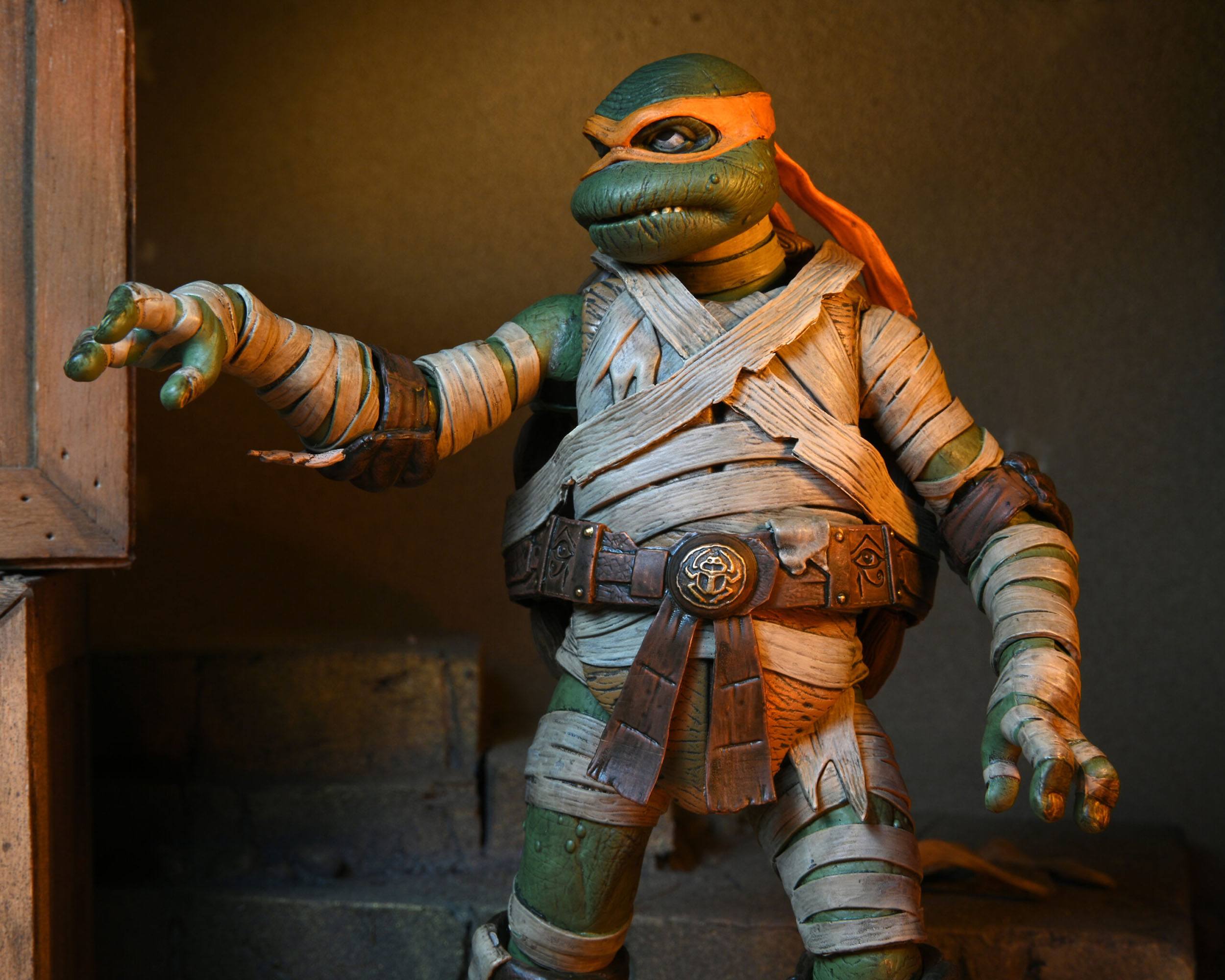 Michelangelo as The Mummy figurine Ultimate Universal Monsters x Teenage Mutant Ninja Turtles Neca 18 cm 634482541876 kingdom-figurine (8) Michelangelo as The Mummy figurine Ultimate Universal Monsters x Teenage Mutant Ninja Turtles Neca 18 cm 634482541876 kingdom-figurine (8)