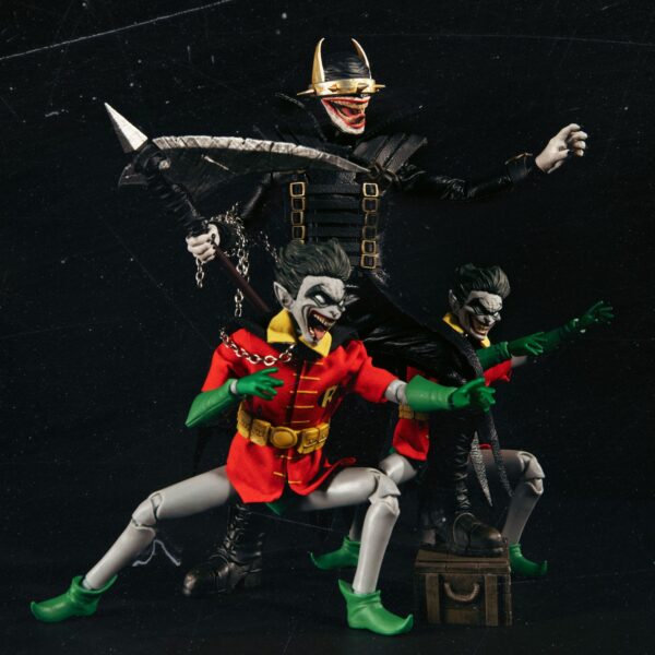 The Batman Who Laughs and his Rabid Robins figurines DC Comics Dynamic ...
