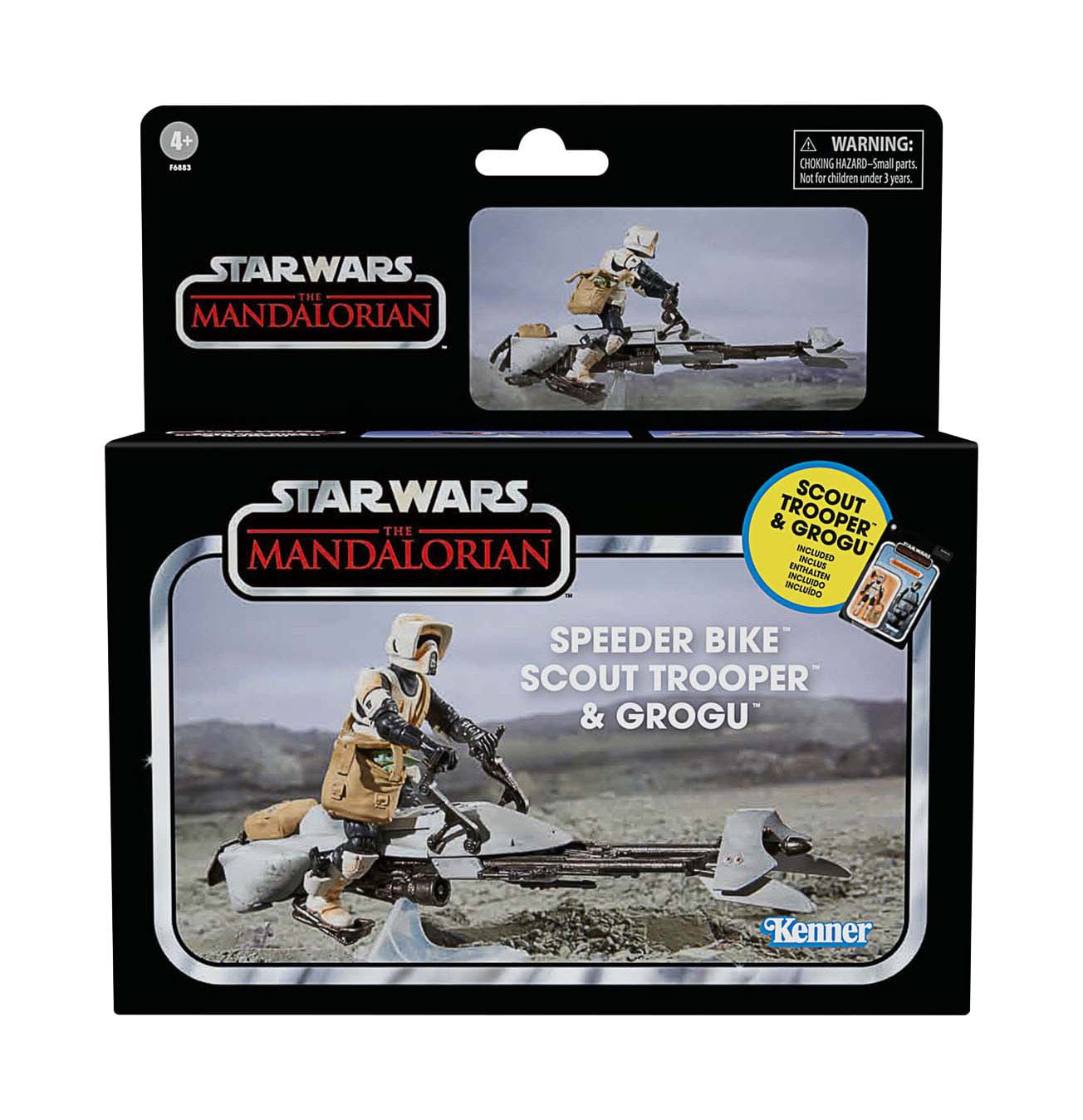 Speeder Bike with Scout Trooper & Grogu véhicule avec figurines Star Wars The Mandalorian Vintage Collection Hasbro 5010996126825 kingdom-figurine (13) Speeder Bike with Scout Trooper & Grogu véhicule avec figurines Star Wars The Mandalorian Vintage Collection Hasbro 5010996126825 kingdom-figurine (13)