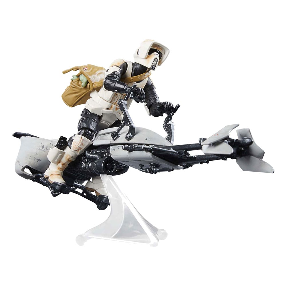 Speeder Bike with Scout Trooper & Grogu véhicule avec figurines Star Wars The Mandalorian Vintage Collection Hasbro 5010996126825 kingdom-figurine (14) Speeder Bike with Scout Trooper & Grogu véhicule avec figurines Star Wars The Mandalorian Vintage Collection Hasbro 5010996126825 kingdom-figurine (14)