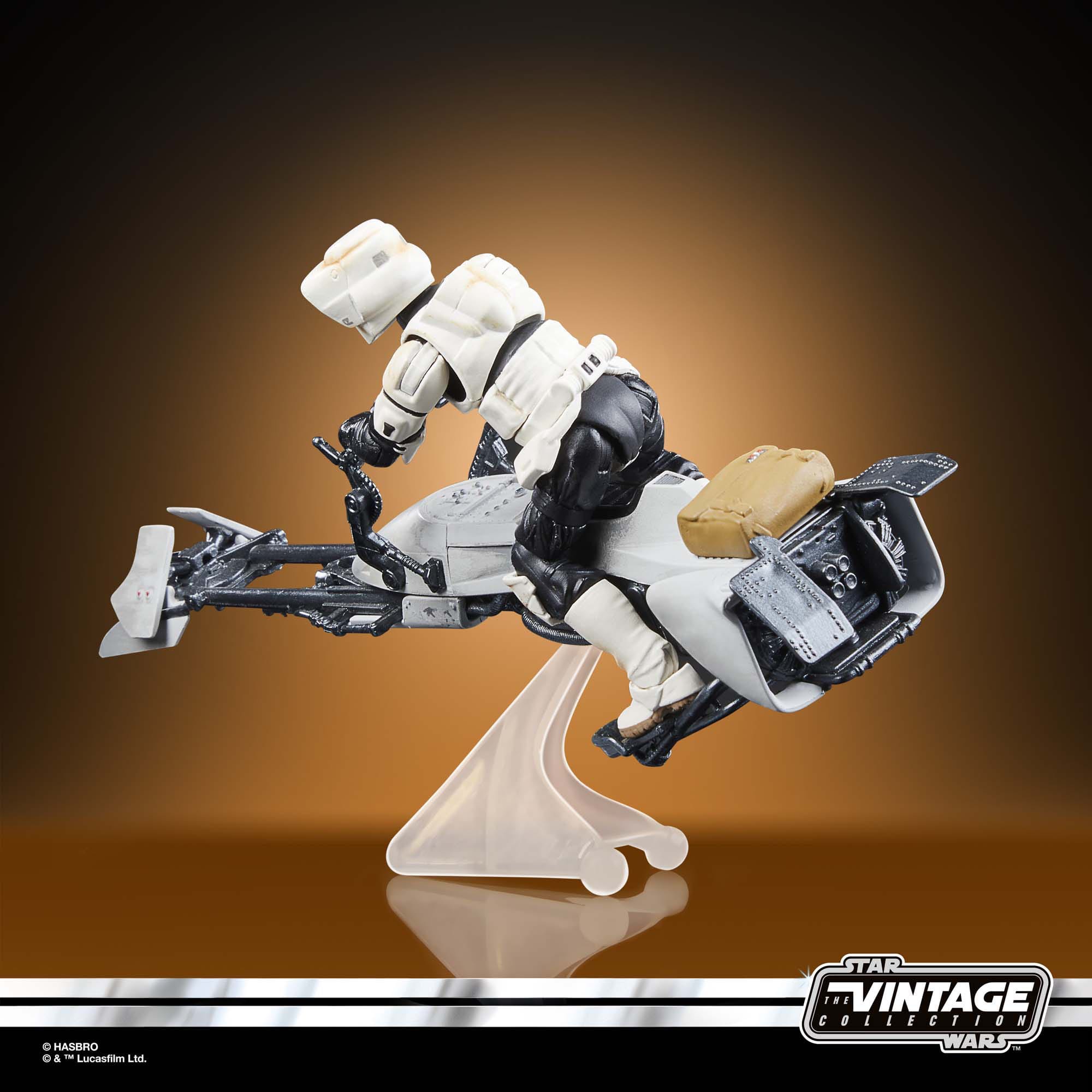 Speeder Bike with Scout Trooper & Grogu véhicule avec figurines Star Wars The Mandalorian Vintage Collection Hasbro 5010996126825 kingdom-figurine (3) Speeder Bike with Scout Trooper & Grogu véhicule avec figurines Star Wars The Mandalorian Vintage Collection Hasbro 5010996126825 kingdom-figurine (3)