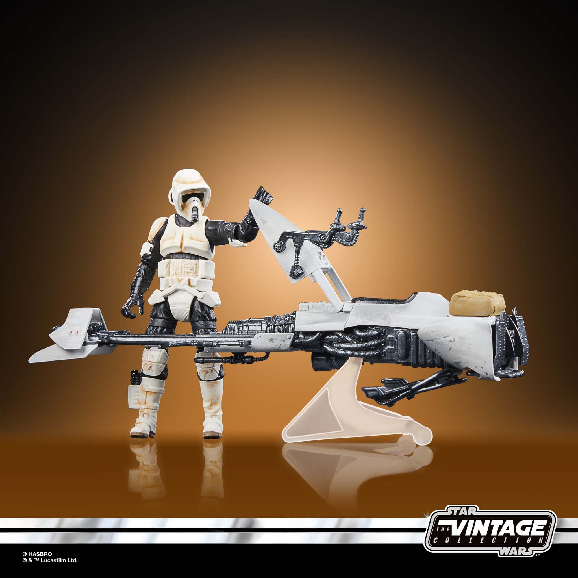 Speeder Bike with Scout Trooper & Grogu véhicule avec figurines Star Wars The Mandalorian Vintage Collection Hasbro 5010996126825 kingdom-figurine (4) Speeder Bike with Scout Trooper & Grogu véhicule avec figurines Star Wars The Mandalorian Vintage Collection Hasbro 5010996126825 kingdom-figurine (4)