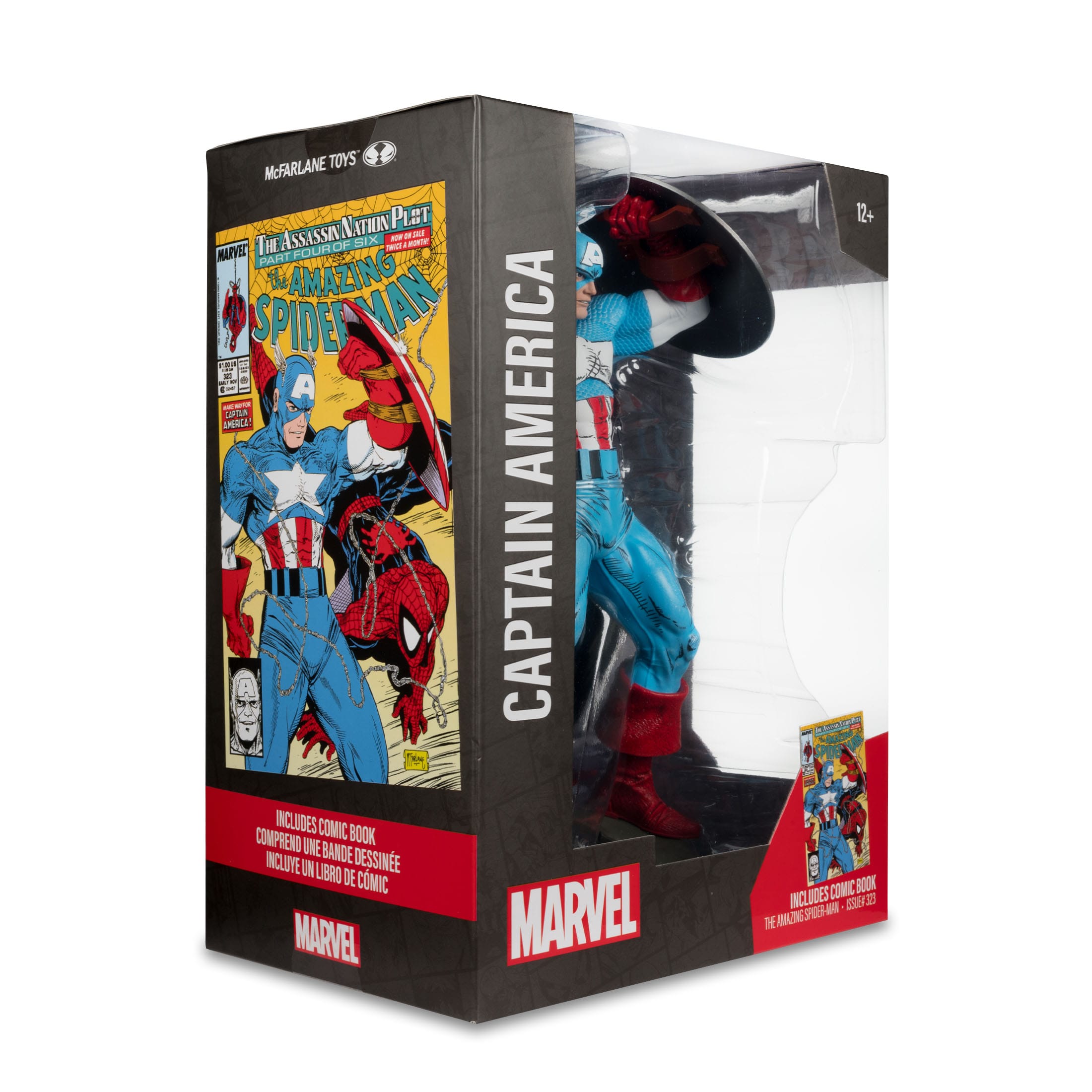 Captain America statuette PVC 1-6 The Amazing Spider-Man #323 Marvel Collection McFarlane Toys 28 cm 787926147728 kingdom-figurine (10) Captain America statuette PVC 1-6 The Amazing Spider-Man #323 Marvel Collection McFarlane Toys 28 cm 787926147728 kingdom-figurine (10)