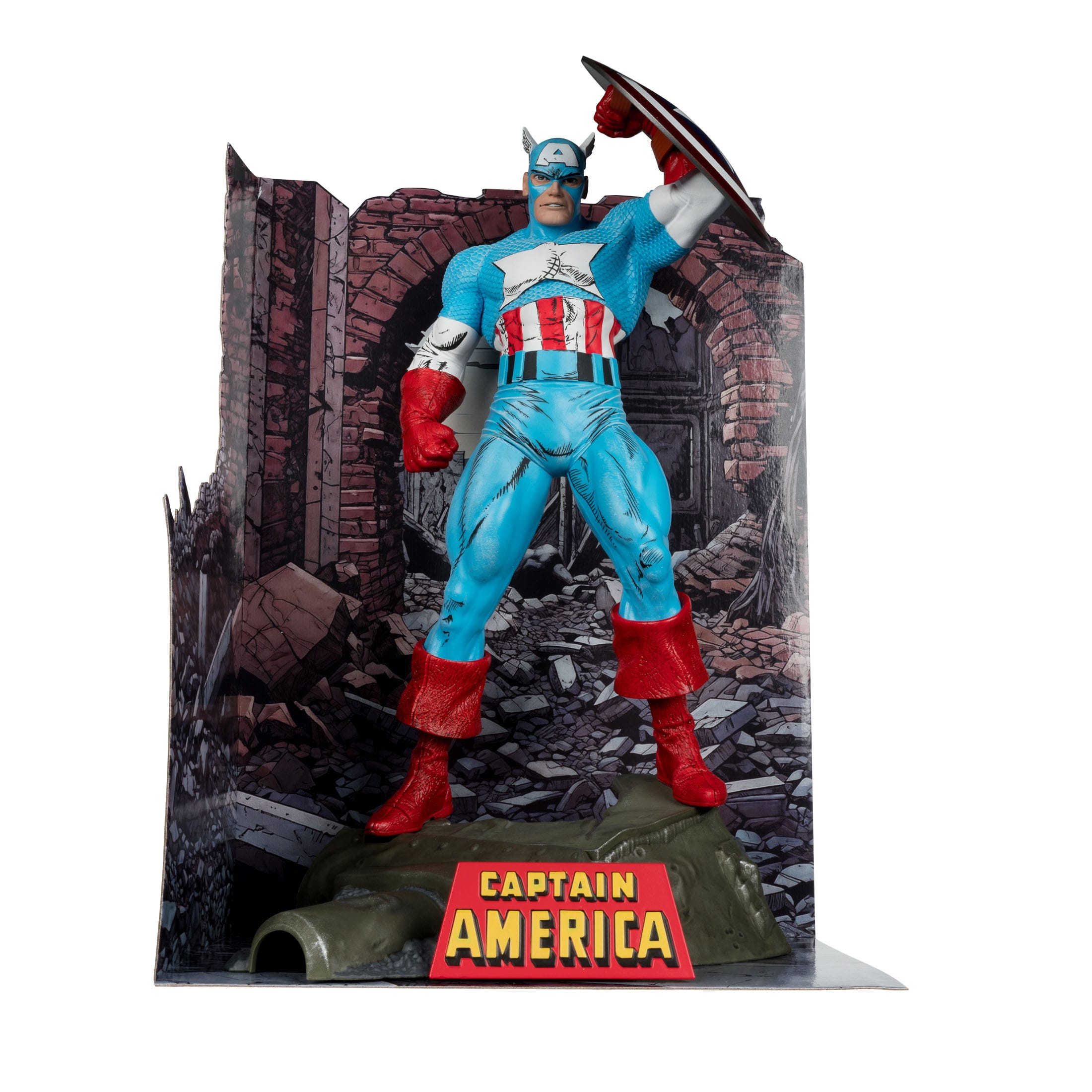 Captain America statuette PVC 1-6 The Amazing Spider-Man #323 Marvel Collection McFarlane Toys 28 cm 787926147728 kingdom-figurine (2) Captain America statuette PVC 1-6 The Amazing Spider-Man #323 Marvel Collection McFarlane Toys 28 cm 787926147728 kingdom-figurine (2)