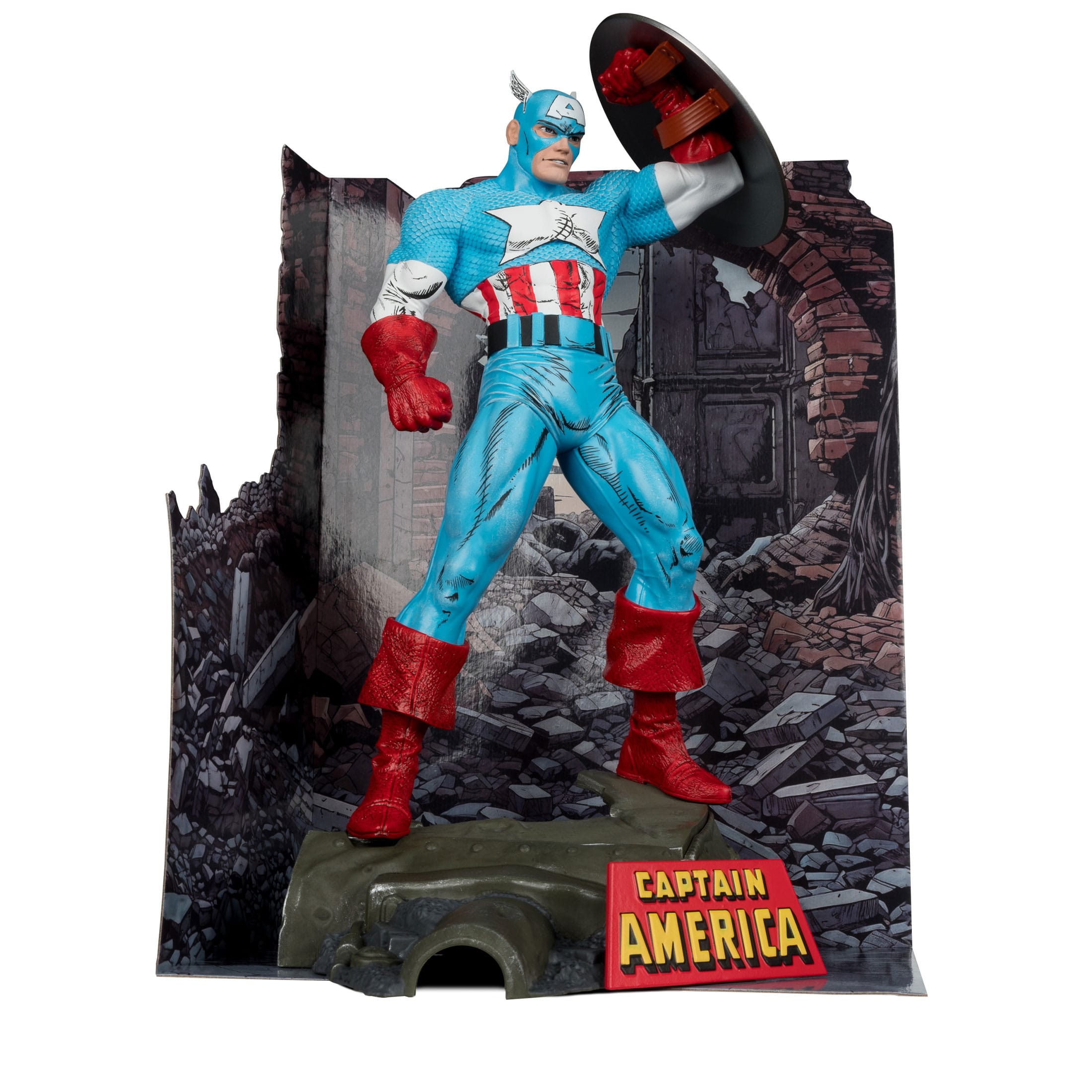 Captain America statuette PVC 1-6 The Amazing Spider-Man #323 Marvel Collection McFarlane Toys 28 cm 787926147728 kingdom-figurine (3) Captain America statuette PVC 1-6 The Amazing Spider-Man #323 Marvel Collection McFarlane Toys 28 cm 787926147728 kingdom-figurine (3)