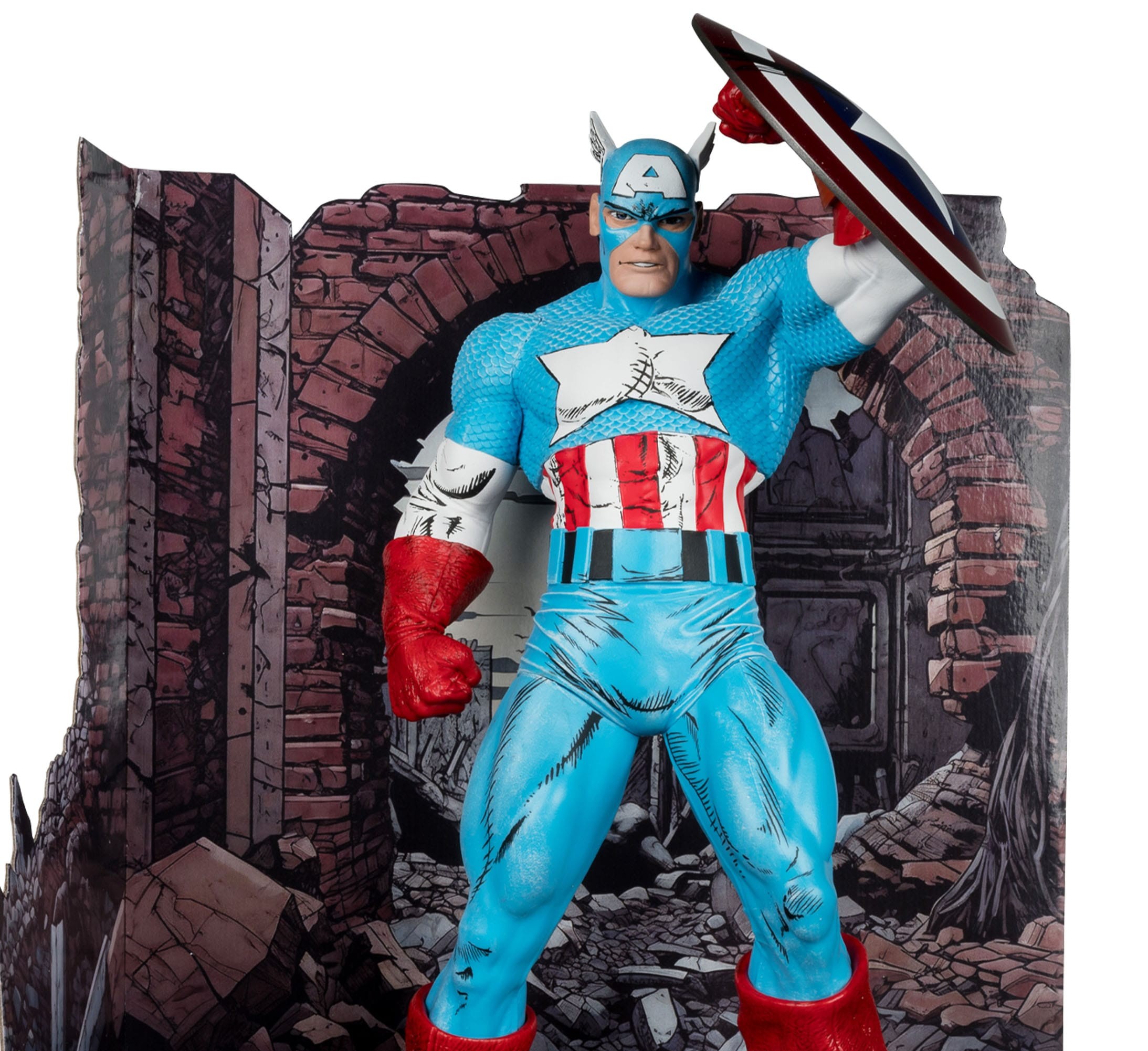 Captain America statuette PVC 1-6 The Amazing Spider-Man #323 Marvel Collection McFarlane Toys 28 cm 787926147728 kingdom-figurine (6) Captain America statuette PVC 1-6 The Amazing Spider-Man #323 Marvel Collection McFarlane Toys 28 cm 787926147728 kingdom-figurine (6)