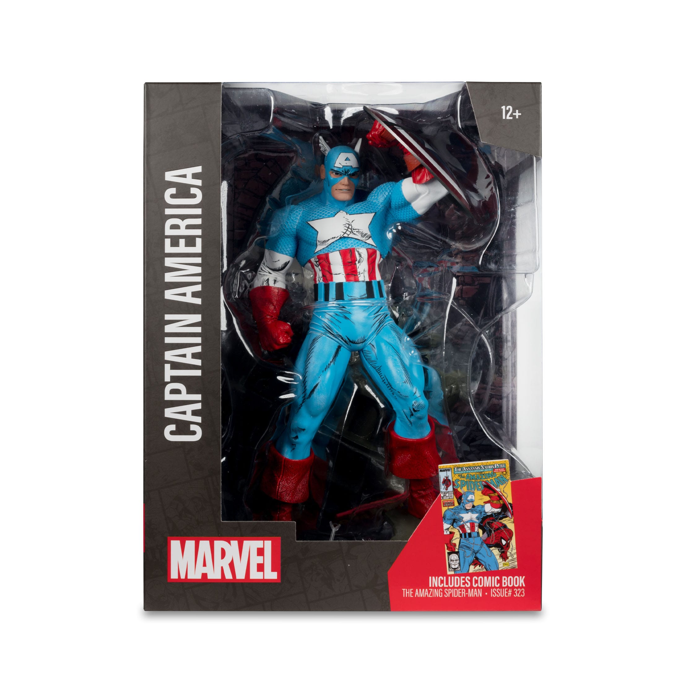 Captain America statuette PVC 1-6 The Amazing Spider-Man #323 Marvel Collection McFarlane Toys 28 cm 787926147728 kingdom-figurine (9) Captain America statuette PVC 1-6 The Amazing Spider-Man #323 Marvel Collection McFarlane Toys 28 cm 787926147728 kingdom-figurine (9)