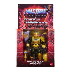 Bumblebee Armor Man-At-Arms figurine Masters of the Universe x Transformers Mattel 14 cm 194735321599 kingdom-figurine (7) Bumblebee Armor Man-At-Arms figurine Masters of the Universe x Transformers Mattel 14 cm 194735321599 kingdom-figurine (7)
