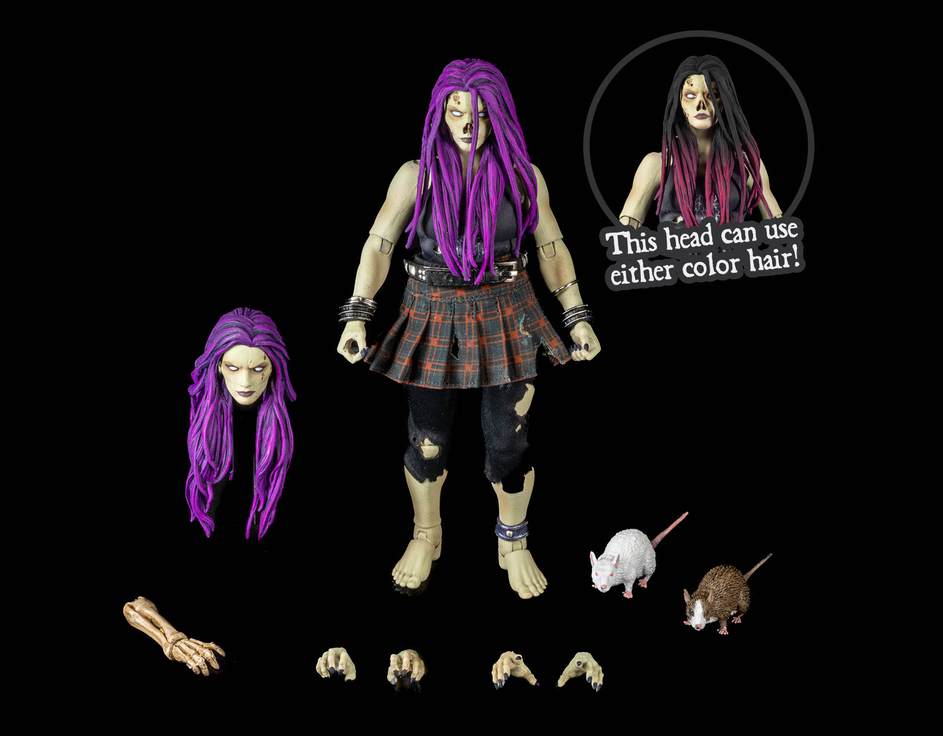 Rocker Zombie figurine Graveyard Series Four Horsemen 18 cm FHTD-ROZO kingdom-figurine (4) Rocker Zombie figurine Graveyard Series Four Horsemen 18 cm FHTD-ROZO kingdom-figurine (4)