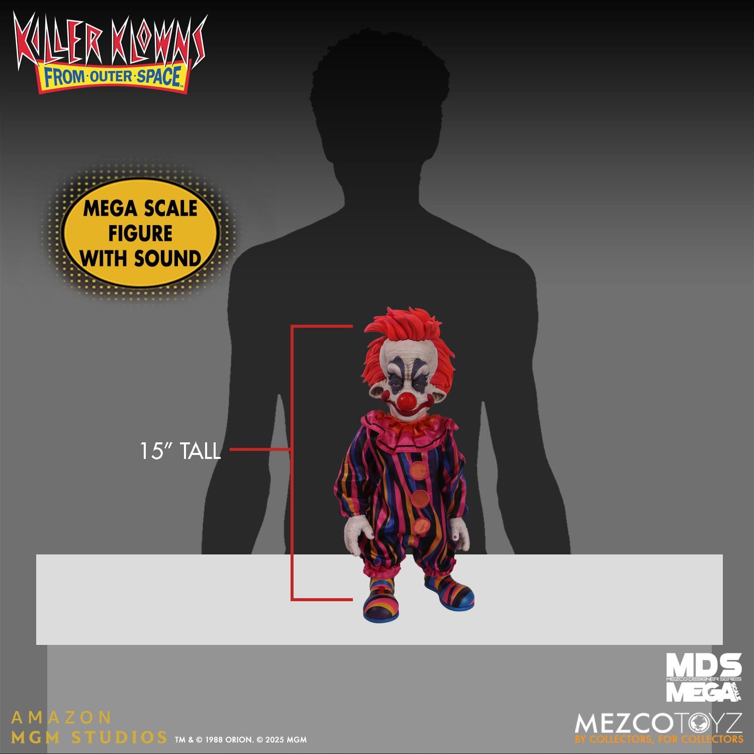 Rudy poupée MDS Mega Scale Les Clowns tueurs venus d'ailleurs Mezco 38 cm 696198257090 kingdom-figurine (11) Rudy poupée MDS Mega Scale Les Clowns tueurs venus d'ailleurs Mezco 38 cm 696198257090 kingdom-figurine (11)