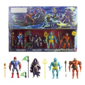 Battle for Subternia pack 4 figurines Masters of the Universe Origins Mattel 14 cm 194735377718 kingdom-figurine (1)