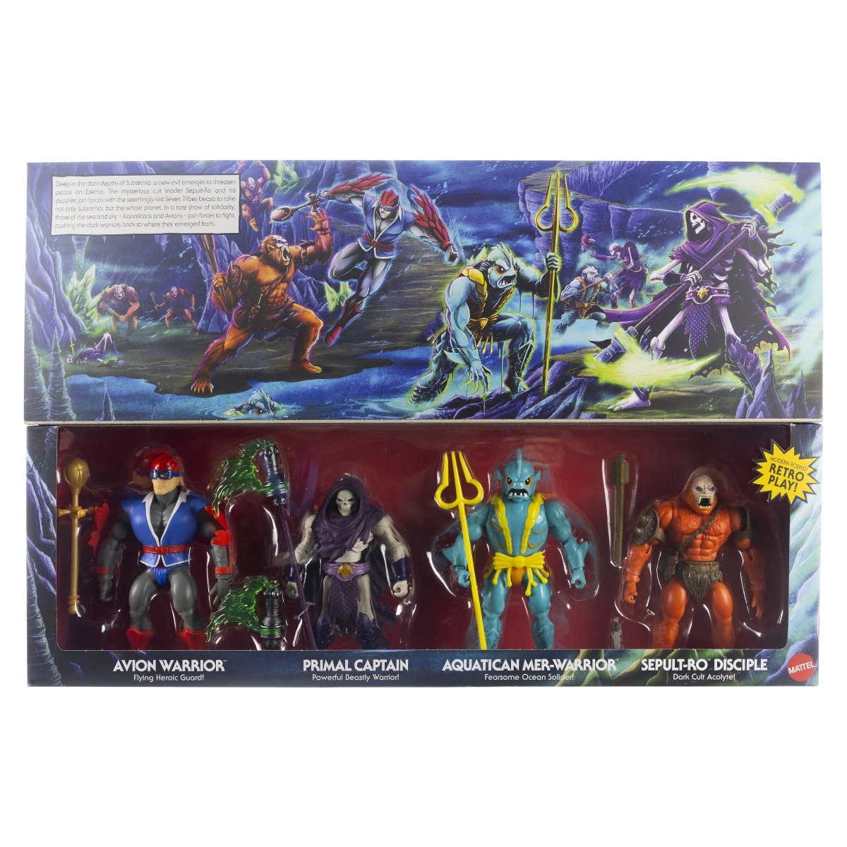 Battle for Subternia pack 4 figurines Masters of the Universe Origins Mattel 14 cm 194735377718 kingdom-figurine (9) Battle for Subternia pack 4 figurines Masters of the Universe Origins Mattel 14 cm 194735377718 kingdom-figurine (9)