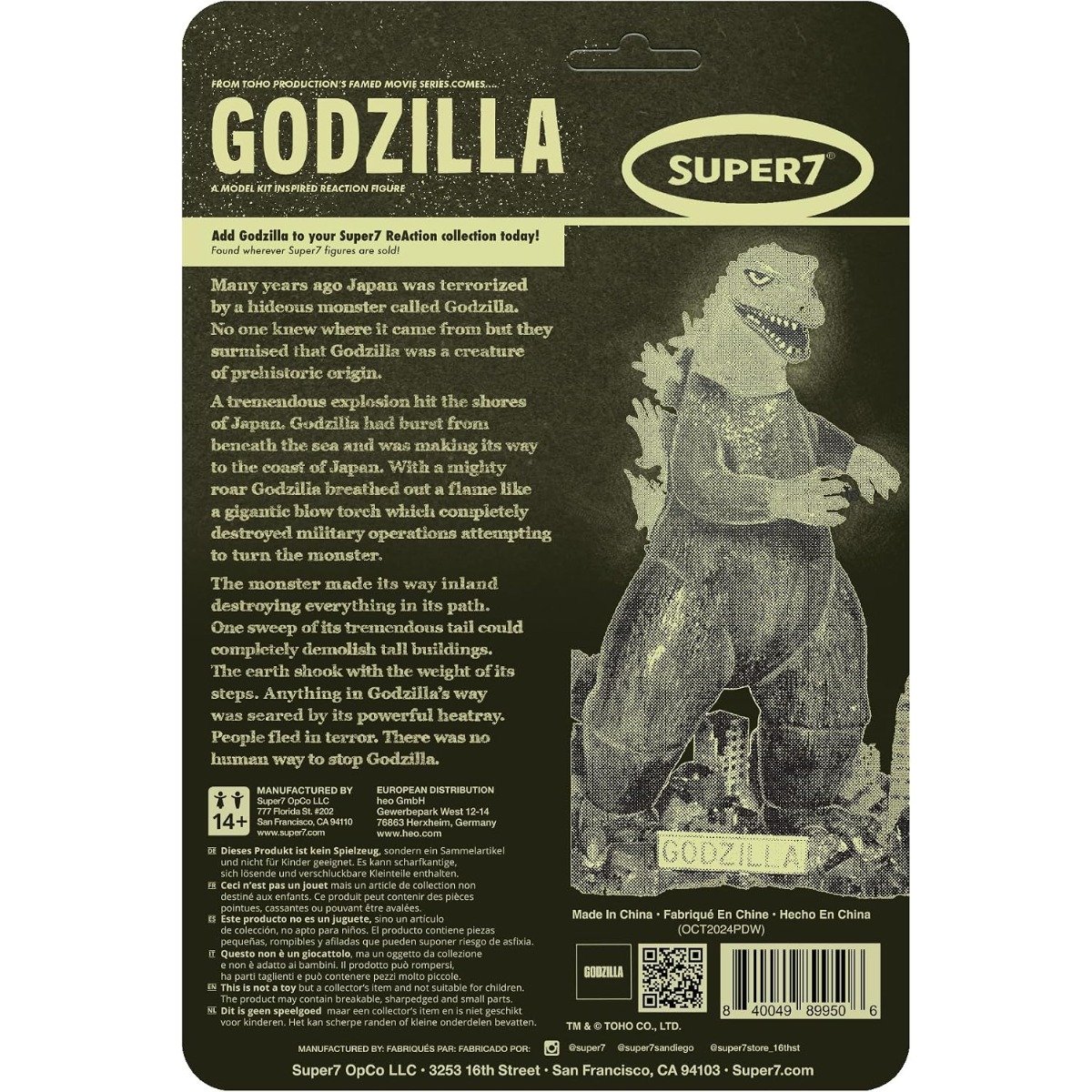 Godzilla Model Kit Glows In The Dark figurine Godzilla ReAction Super7 10 cm 840049899506 kingdom-figurine (5) Godzilla Model Kit Glows In The Dark figurine Godzilla ReAction Super7 10 cm 840049899506 kingdom-figurine (5)