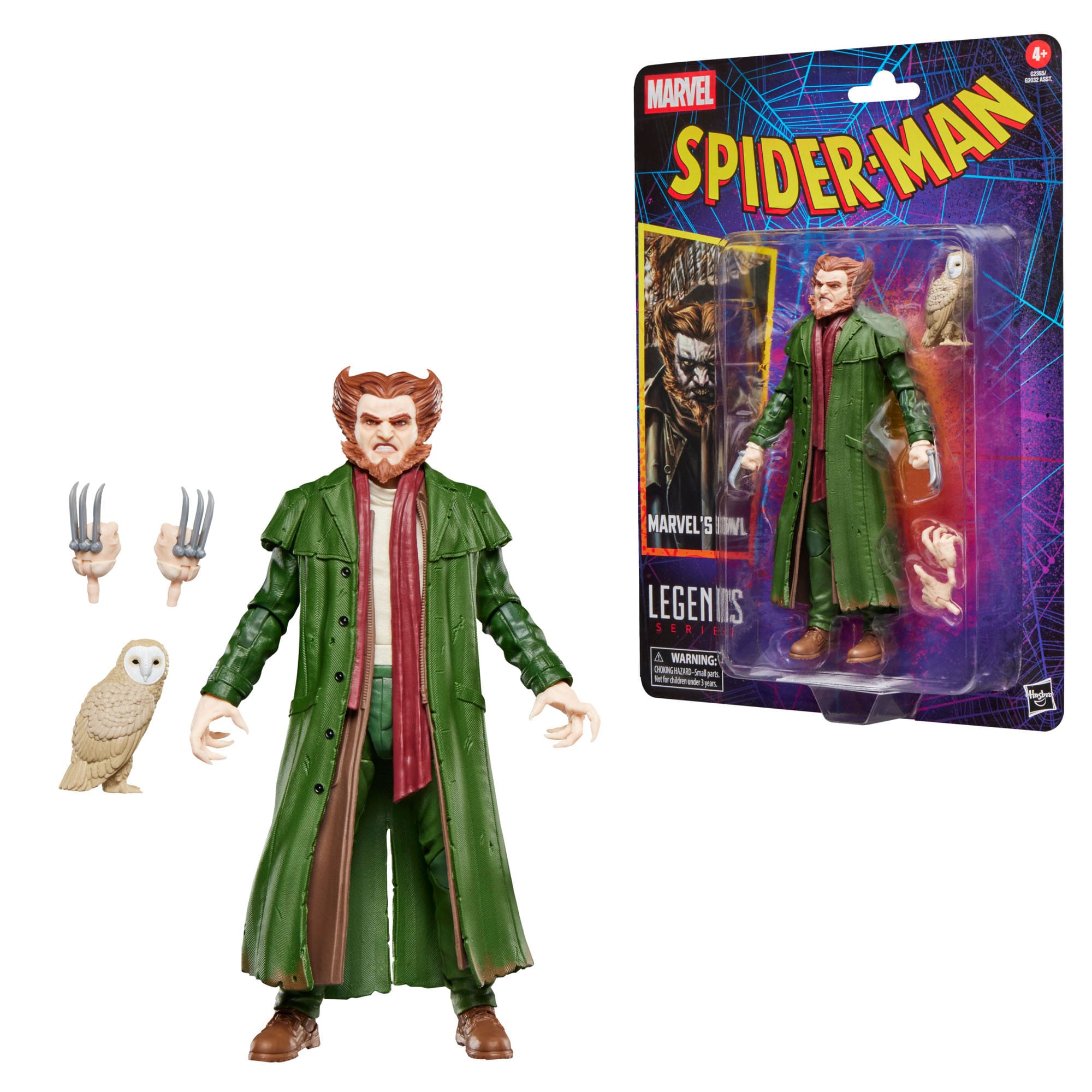 Owl figurine Spider-Man Marvel Legends Retro Collection Hasbro 15 cm 5010996355904 kingdom-figurine (11) Owl figurine Spider-Man Marvel Legends Retro Collection Hasbro 15 cm 5010996355904 kingdom-figurine (11)
