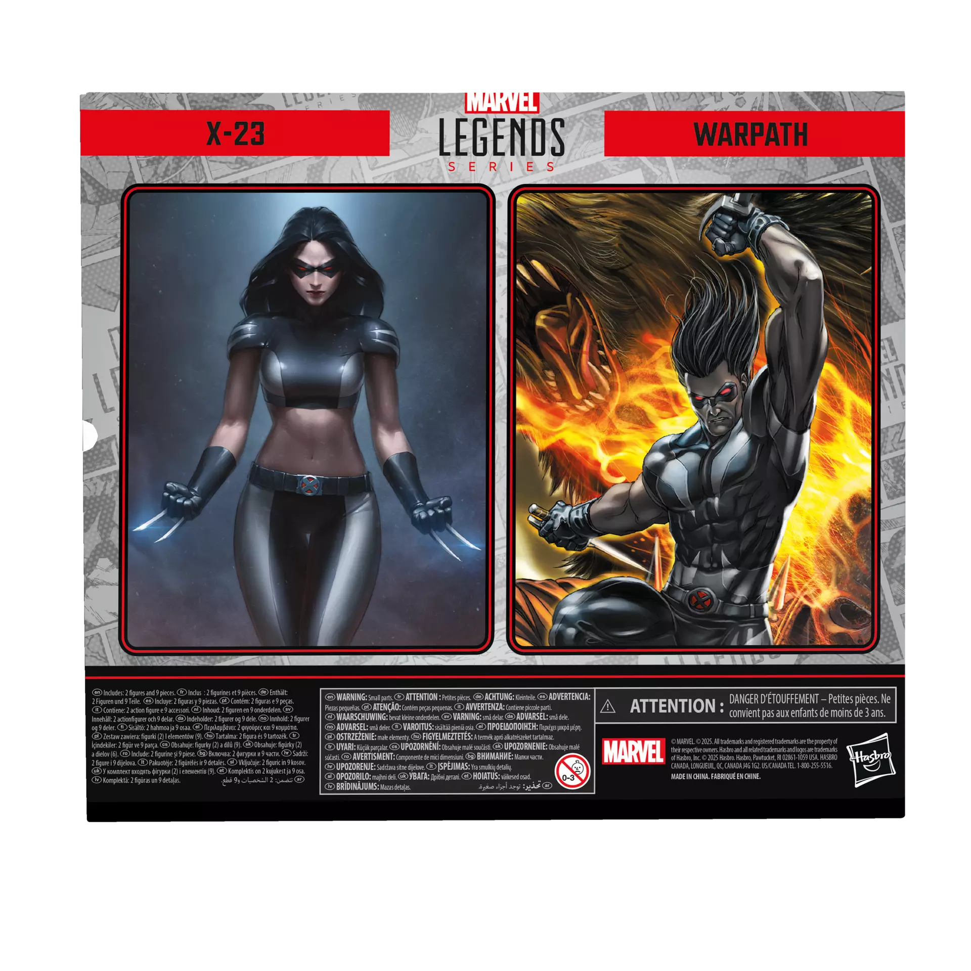 X-23 & Warpath pack 2 figurines X-Force Marvel Legends Hasbro 15 cm 5010996296269 kingdom-figurine (12) X-23 & Warpath pack 2 figurines X-Force Marvel Legends Hasbro 15 cm 5010996296269 kingdom-figurine (12)